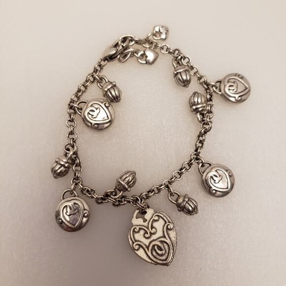 RARE BRIGHTON Cherished love red heart charm‎ bracelet - Picture 3 of 4